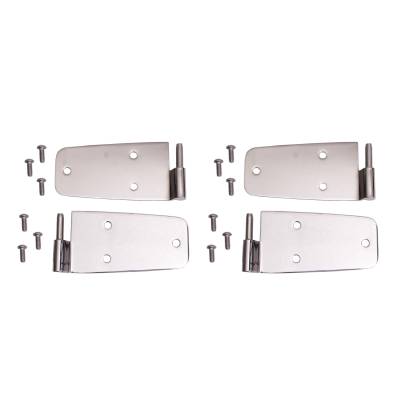 Rugged Ridge - Rugged Ridge 11113.01 Door Hinge Kit SS for 76-93 Jeep CJ/Wrangler YJ