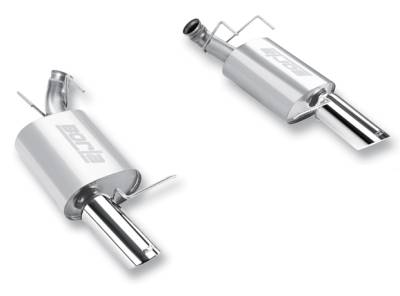 Borla - Borla 11791 ATAK Axle-Back Exhaust Single Split Rear Exit 11-12 Mustang GT 5.0L