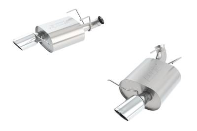 Borla - Borla 11836 Touring Axle-Back Exhaust Single Split RR Exit 13-14 Mustang GT 5.0L