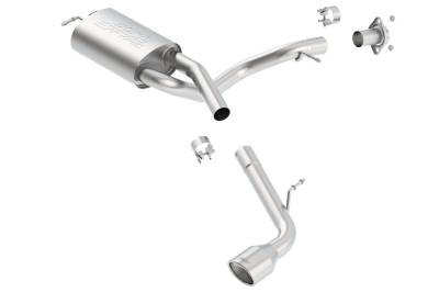 Borla - Borla 11743 S-Type Axle-Back Exhaust Single RH Rear Exit for 05-10 Scion Tc 2.4L