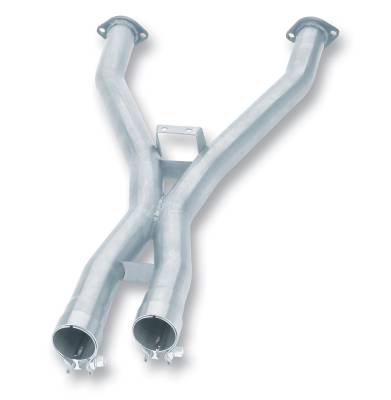 Borla - Borla Exhaust 60087 2.5" Dual X-Pipe for 97-04 Chevrolet Corvette 5.7L