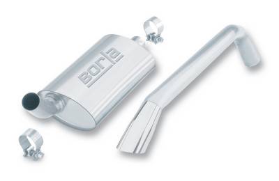 Borla - Borla 14572 Touring Cat-Back Exhaust One Right Rear Exit for 81-86 Wrangler 4.2L