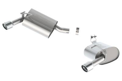 Borla - Borla 11845 S-Type Axle-Back Exhaust Single Split Rear Exit 14-15 Camaro LS 3.6L