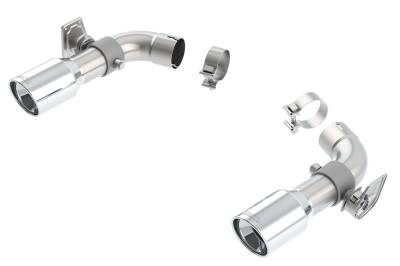 Borla - Borla Exhaust 60605 4" Control Valve Tip Kit for 16-24 Chevy Camaro SS 6.2L