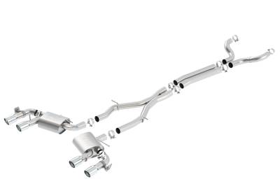 Borla - Borla 140727 ATAK Cat-Back Exhaust Dual Split Rear Exit for 17-24 Camaro ZL1 6.2