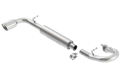Borla - Borla 11813 S-Type Axle-Back Exhaust Single Left Rear Exit for 11-16 Scion tC