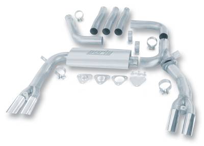 Borla - Borla 14888 S-Type Cat-Back Exhaust Dual Split RR Exit 84-92 Camaro/Firebird SS