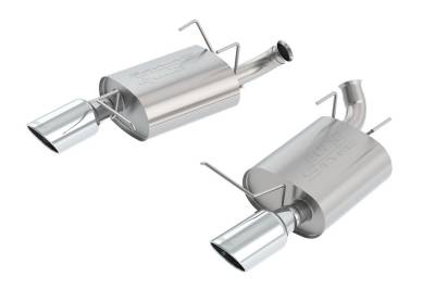Borla - Borla 11796 S-Type Axle-Back Exhaust Single Split Rear Exit 11-14 Mustang 3.7 V6