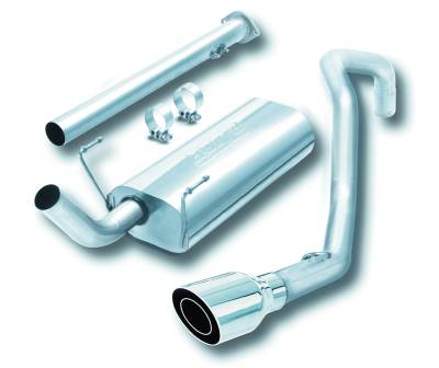 Borla - Borla 14659 Touring Cat-Back Exhaust One Right RR Exit for 96-02 4Runner 2.7/3.4