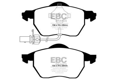 EBC Brakes - EBC Brakes DP41483R Yellowstuff Street & Track Brake Pads
