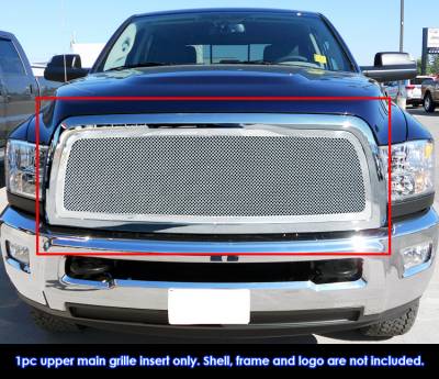 APS - APS Wire Mesh Grille Polish for 10-13 RAM 2500/3500 GR04GFH79T