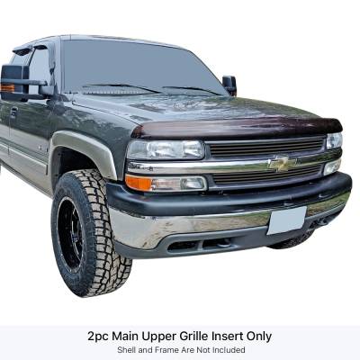APS - APS Stainless Billet Grille Black Silverado 1500/Tahoe/Suburban GR03HEJ68J