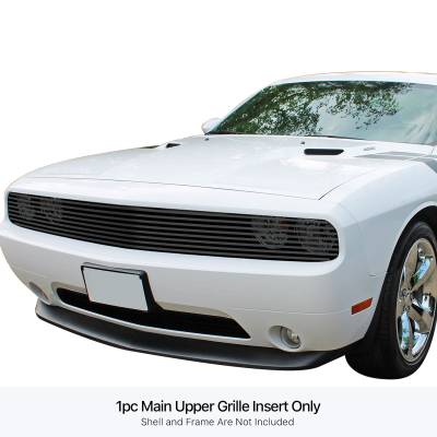 APS - APS Stainless Billet Grille Black for 09-14 Dodge Challenger GR04FEI89J