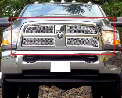 APS - APS Wire Mesh Grille Polish for 10-12 RAM 2500/3500 GR04GFH64T