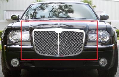 APS - APS Wire Mesh Grille Polish for 05-10 Chrysler 300/300C GR18GEC00W