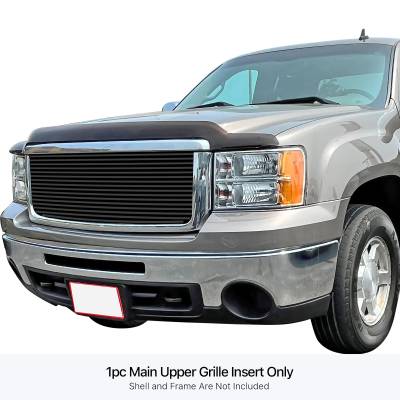 APS - APS Stainless Billet Grille Black 07-13 GMC Sierra 1500/HD GR07FFD75J