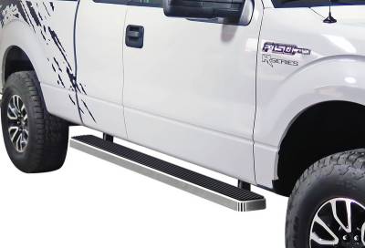 APS - APS IStep 5" Running Boards Brushed 09-14 Ford F150 Extended IB06EAG6A