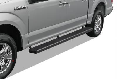 APS - APS IStep 6" Running Boards Black 15-25 F150/Super Duty Crew IB06FAG5B
