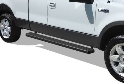 APS - APS IStep 5" Running Boards Black 04-08 Ford F150 Extended IB06EJJ5B