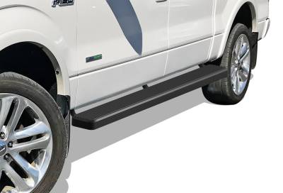 APS - APS IStep 6" Running Boards Black 09-14 Ford F150 Crew IB06FAG7B