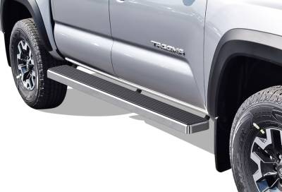 APS - APS IStep 6" Running Boards Brushed for 05-23 Tacoma Double IB20FJE8A