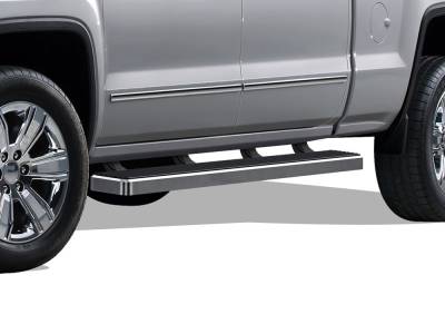 APS - APS IStep 5" Running Boards Brushed 07-18 Silverado/Sierra Crew IB03EJG1A