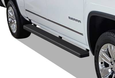 APS - APS IStep 5" Running Boards Black 07-18 Silverado/Sierra Crew IB03EJG1B