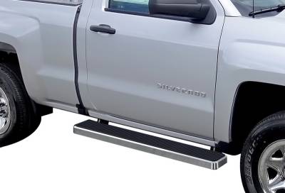 APS - APS IB03FJJ7A IStep 6" Running Boards Brushed for 99-16 Silverado/Sierra Reg