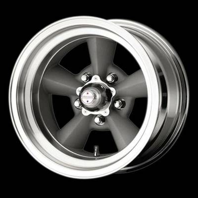 American Racing Vintage - American Racing VN309 TT O 17x8 5x4.75 0mm Silver/Machined VN3097861