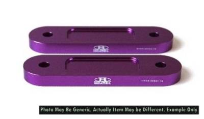 BLOX - BLOX Racing BXSS-20354-12-PR Front 12mm Spacer Bump Steer Kit Purple Lowered