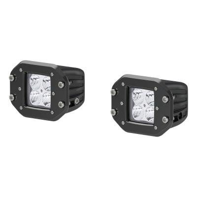ARIES - ARIES 1501250 2" Square Flush-Mount LED Work Lights 2200 Lumens