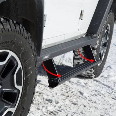 ARIES - ARIES 3046504 ActionTrac Powered Running Boards for 15-21 Canyon/Colorado Ext