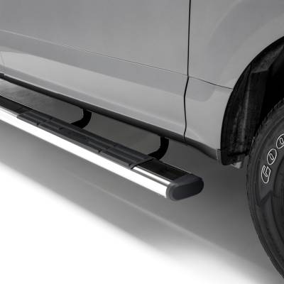 ARIES - ARIES 4444004 The Standard 6" Oval Nerf Bar w/Mounting Brackets