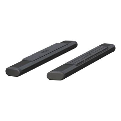 ARIES - Aries Offroad B2853 6" x 53" Black Aluminum Oval Side Bars w/o Brackets