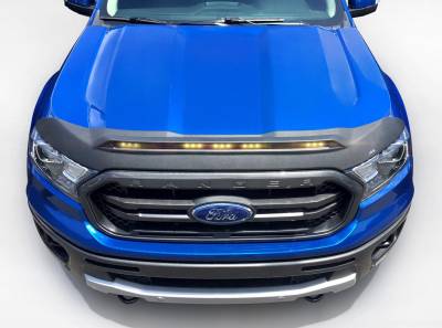 Auto Ventshade AVS - Auto VentShade 753166 Aeroskin LightShield Hood Protector for 19-23 Ford Ranger