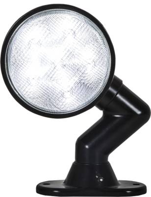Buyers - Buyers 1492125 6-LED Clear Round Flood Light 12-24VDC 1350 Lumens