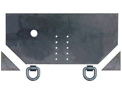Buyers - Buyers Fabricators 1809027A Hitch Plate 3/4 x 34.5" x 22.5"