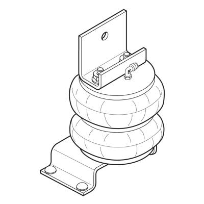 Firestone Ride-Rite - Firestone Ride-Rite 2070 Front Air Helper Spring 99-07 Ford F59 F53 Motorhome