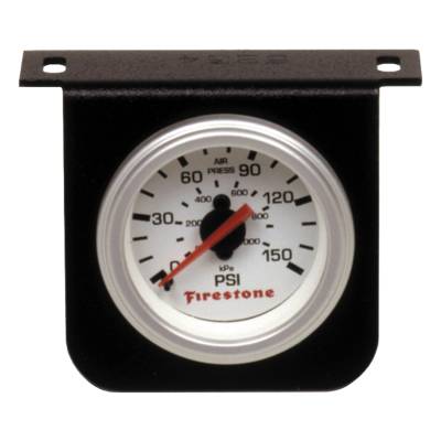 Firestone Ride-Rite - Firestone Ride-Rite 2196 Air Pressure Monitor Only Gauge Kit White 3"x2.75"