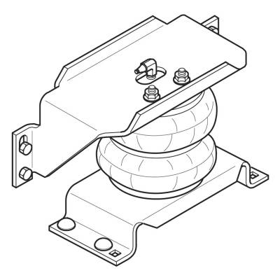 Firestone Ride-Rite - Firestone Ride-Rite 2153 Rear Air Helper Spring Kit for 96-07 Ford E450