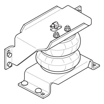 Firestone Ride-Rite - Firestone Ride-Rite 2478 Rear Air Helper Spring Kit for 07-25 Dodge RAM C/C