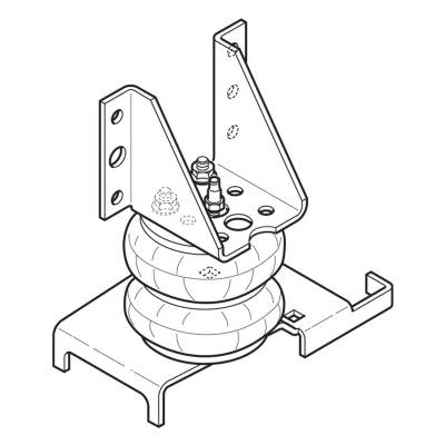 Firestone Ride-Rite - Firestone Ride-Rite 2223 Front Air Helper Spring Kit for 84-02 Ford F250/F350
