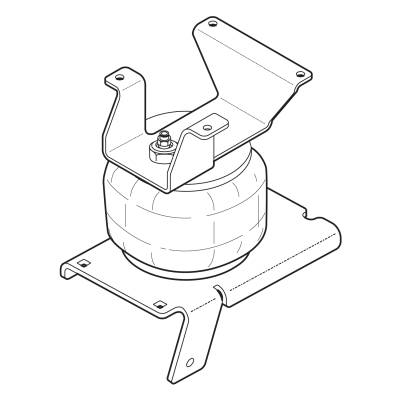 Firestone Ride-Rite - Firestone Ride-Rite 2423 Rear Air Helper Spring Kit for 03-09 Chevy/GMC G1500