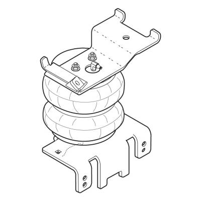 Firestone Ride-Rite - Firestone Ride-Rite 2355 Rear Air Helper Spring Kit for 04-15 Nissan Titan
