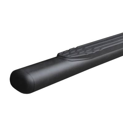 Go Rhino - Go Rhino 10473T Black Textured 4" 1000 Oval Side Steps w/o Mounts 73" Long Pair