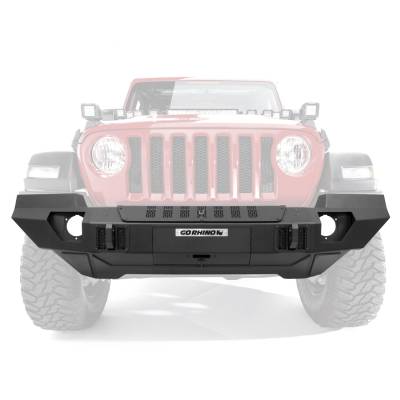 Go Rhino - Go Rhino 230121T Front Full Winch Bumper for 07-26 Jeep Wrangler JK/JL/Gladiator
