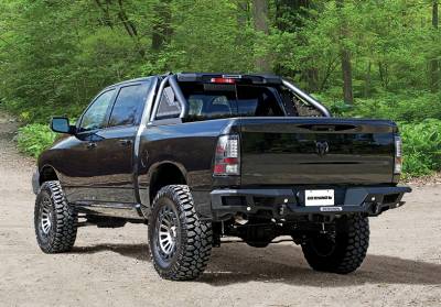 Go Rhino - Go Rhino 28128T BR20 Rear Replacement Bumper for 13-18 RAM 1500