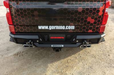 Go Rhino - Go Rhino 28176T BR20 Rear Replacement Bumper for 19 Silverado 1500