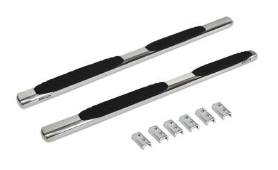 Go Rhino - Go Rhino 684404580PS 4" OE Xtreme Side Steps w/Mounting Brackets Kit
