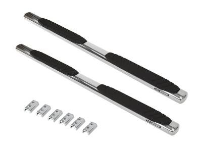 Go Rhino - Go Rhino 684404687PS 4" OE Xtreme Side Steps w/Mounting Brackets Kit